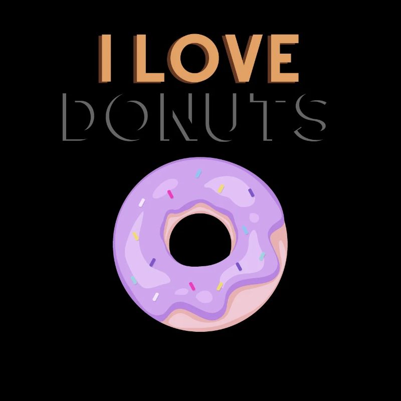 Ich liebe donuts