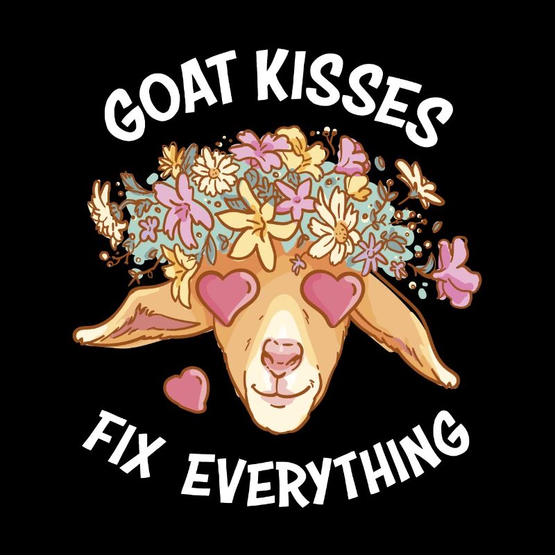 Spreading Love Laughter Goat Kisses Fix Everything