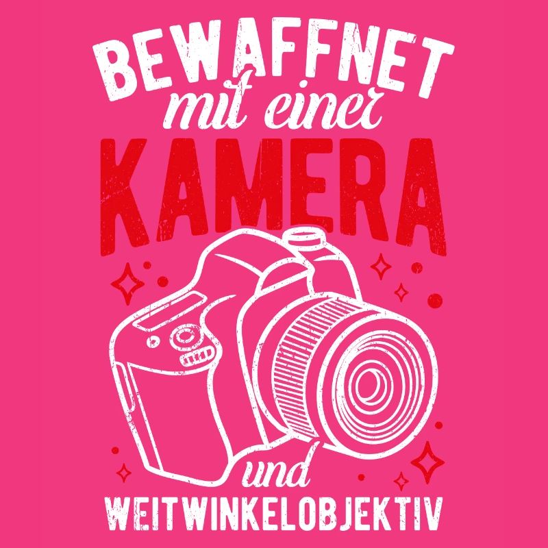 Bewaffnet mit einer KAMERA und WEITWINKELOBJEKTIV