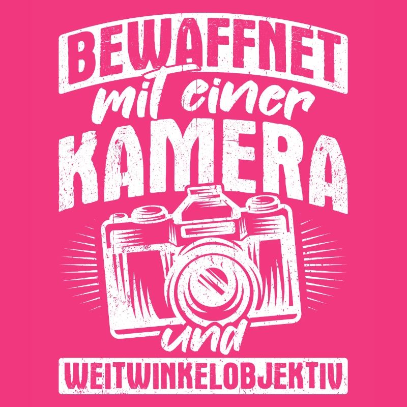 Bewaffnet mit einer KAMERA und WEITWINKELOBJEKTIV