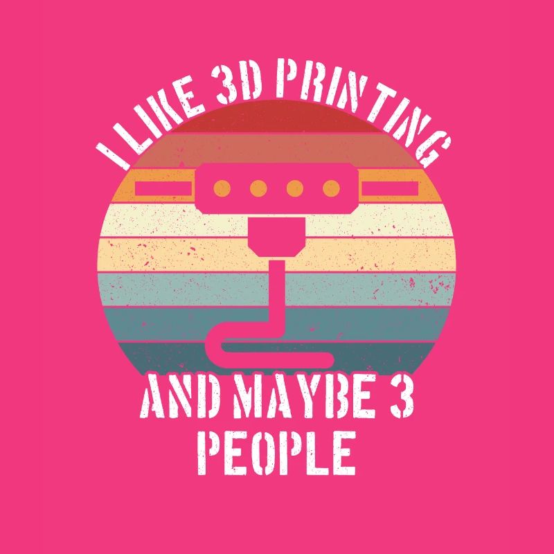 3D printer lover who prints filament nerdy