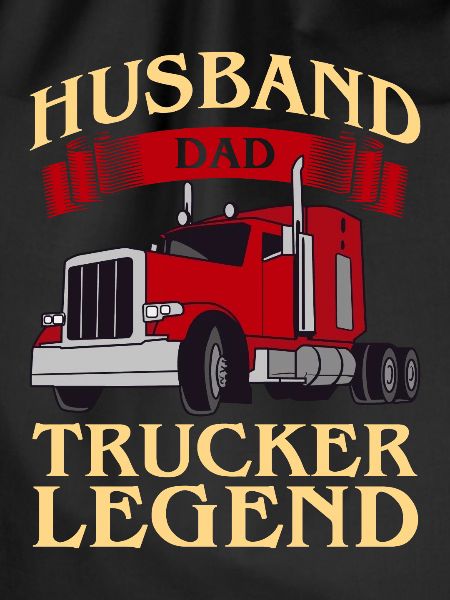 Husband Dad Trucker Legend