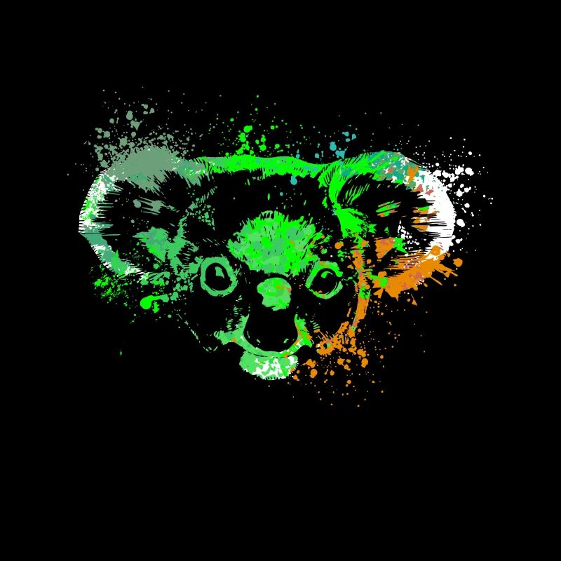 Splash Art Koala Bear