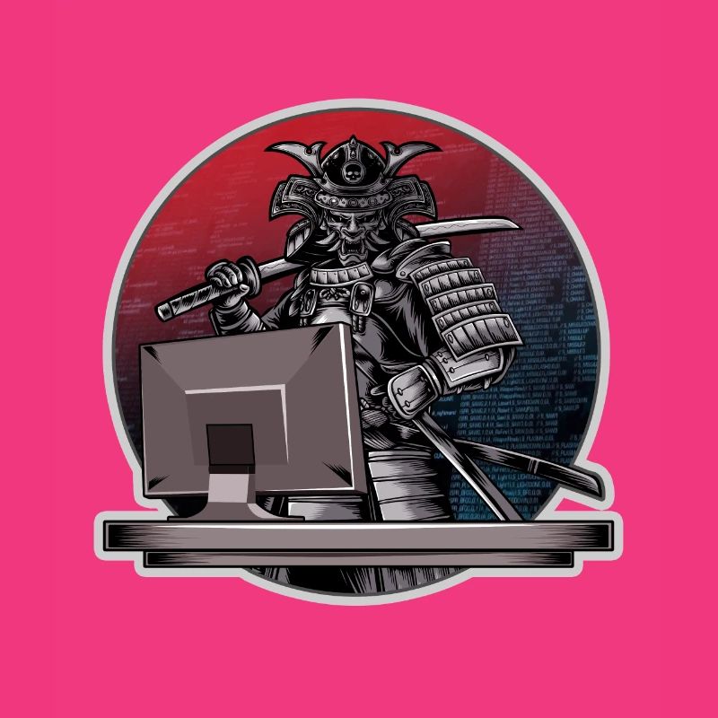 Programmeur Samurai - Ordinateur guerrier - Développeur