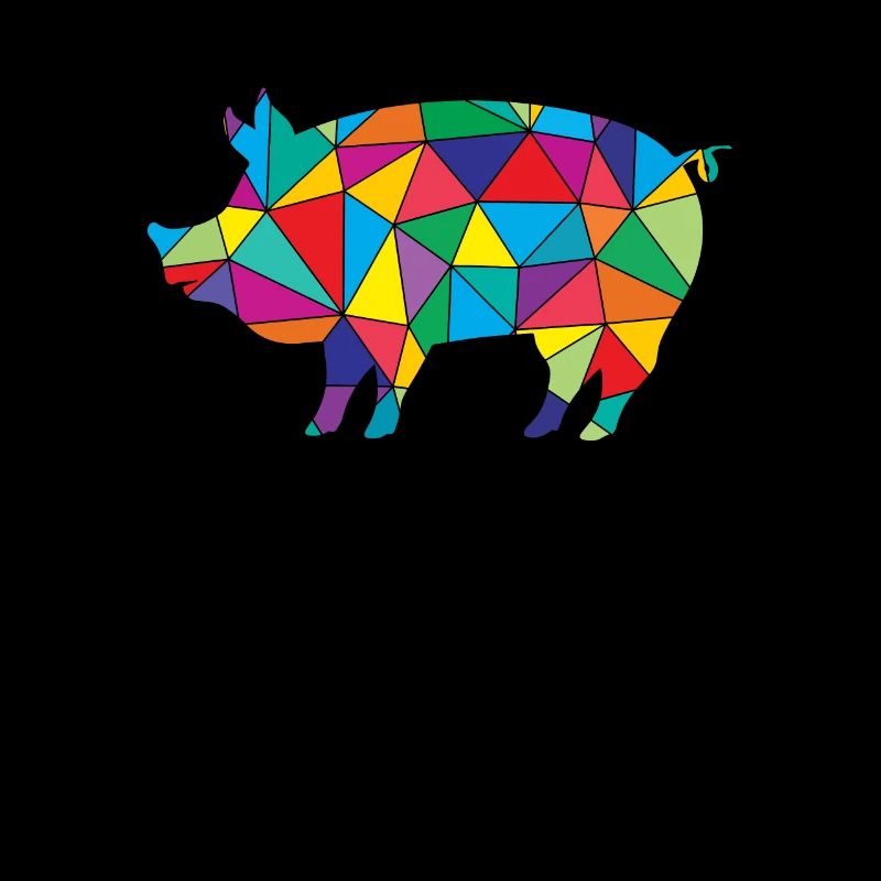 Pig Polygon Farmer Pigs