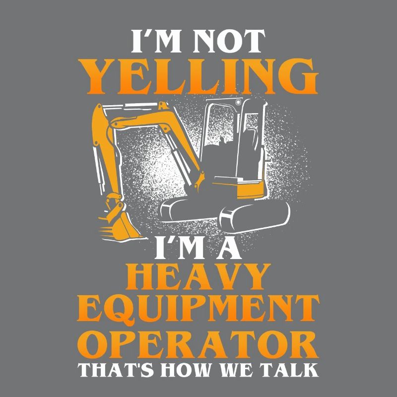 Construction machinery operator Excavator driver Excavator driver Construction workers