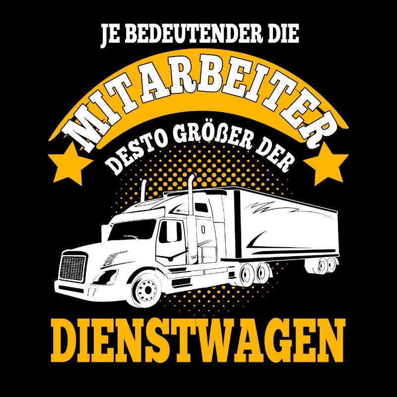 Bedeutende Mitarbeiter Größe Dienstwagen Trucker