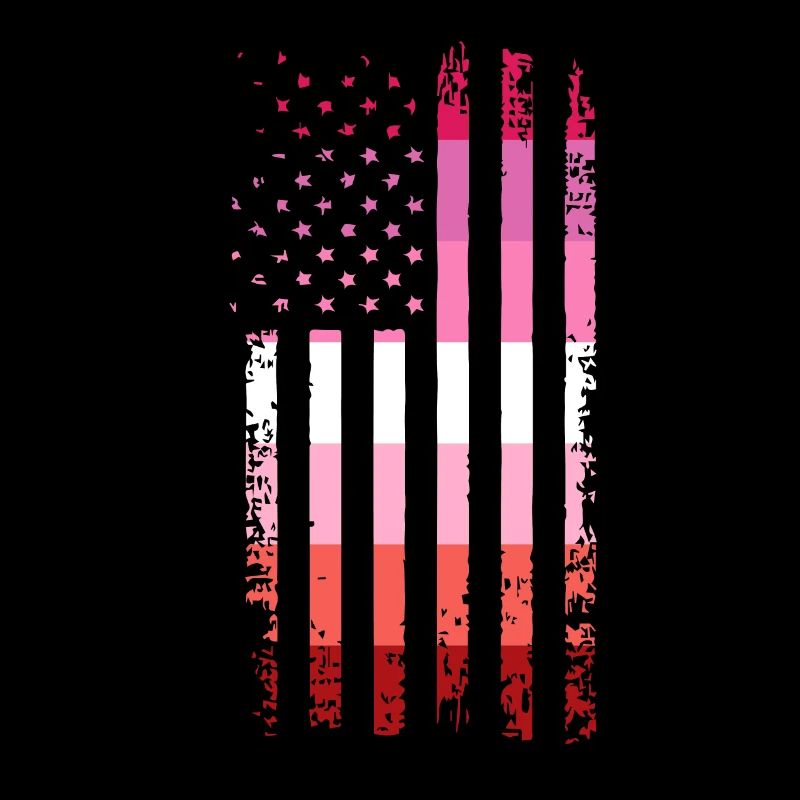 Cadeau du drapeau de la fierté lesbienne lesbienne