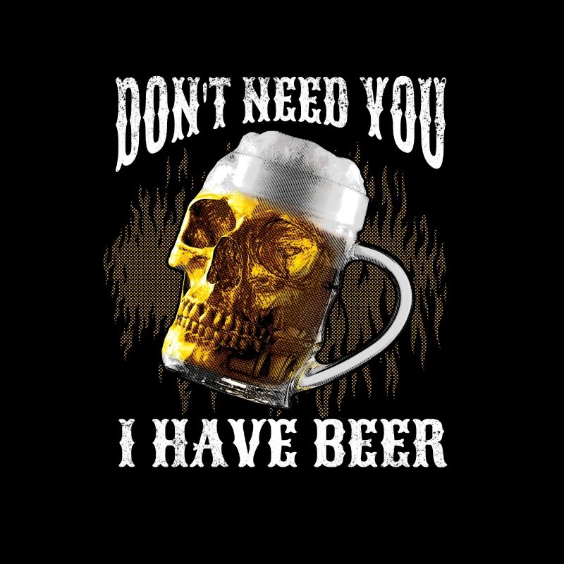 Skeleton beer alcoholic beverage