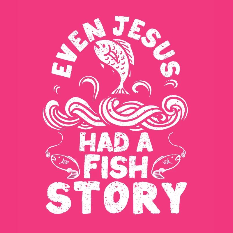Sogar Jesus hatte eine Fischgeschichte Niedlich