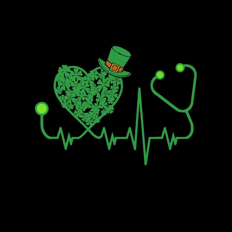 Irische Krankenschwester St. Patricks Day