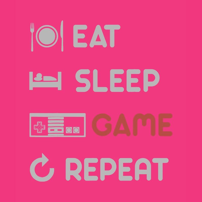 Manger le jeu de sommeil Répéter le graphique