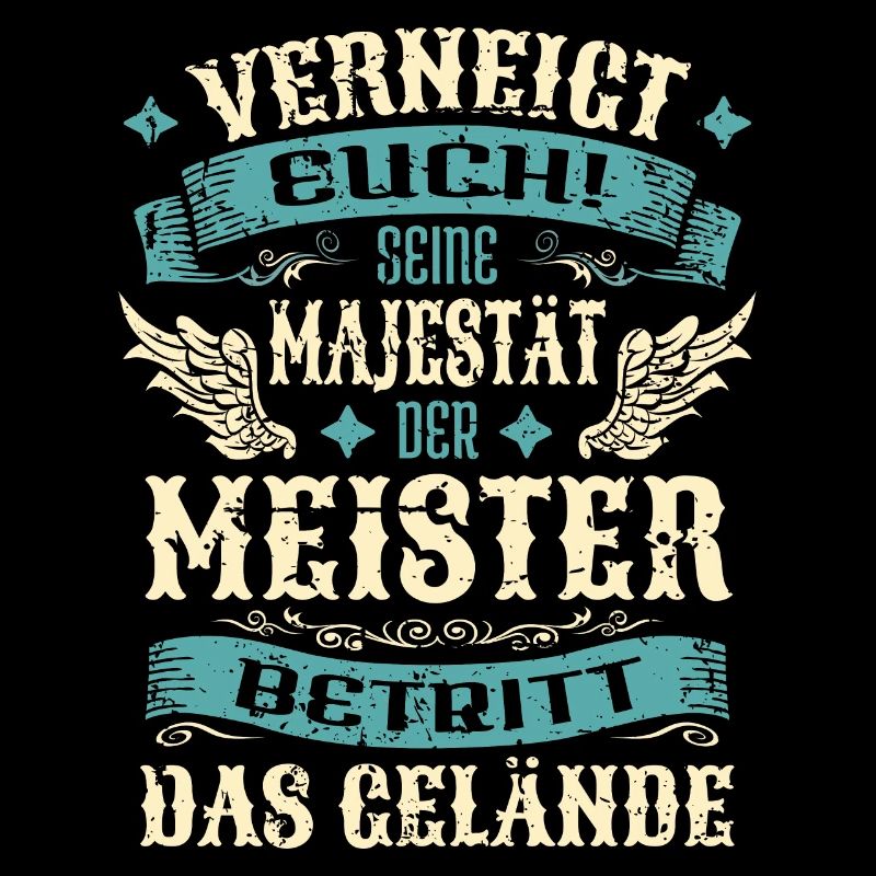 Meister Geschenk Lustige Sprüche