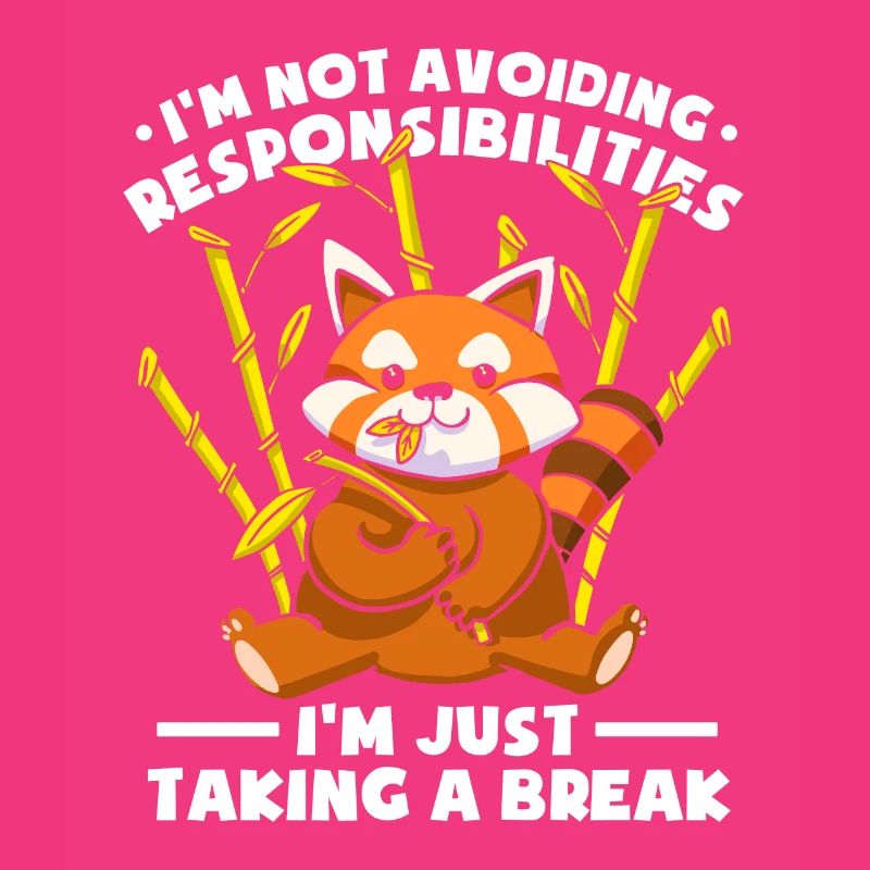 Taking A Break Red Panda