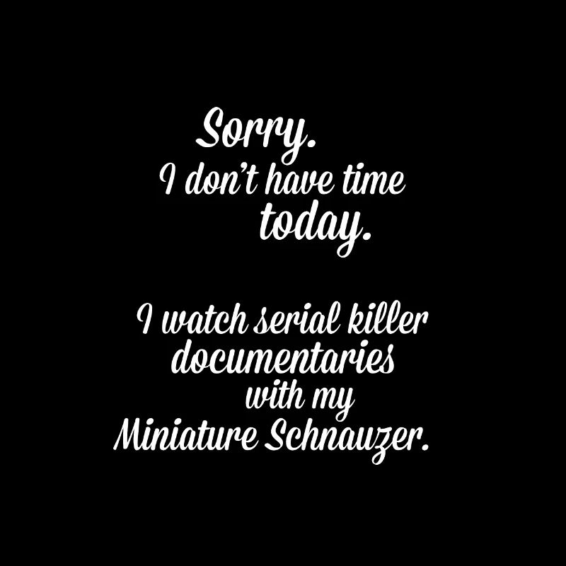 I watch documentaries with my Miniature Schnauzer