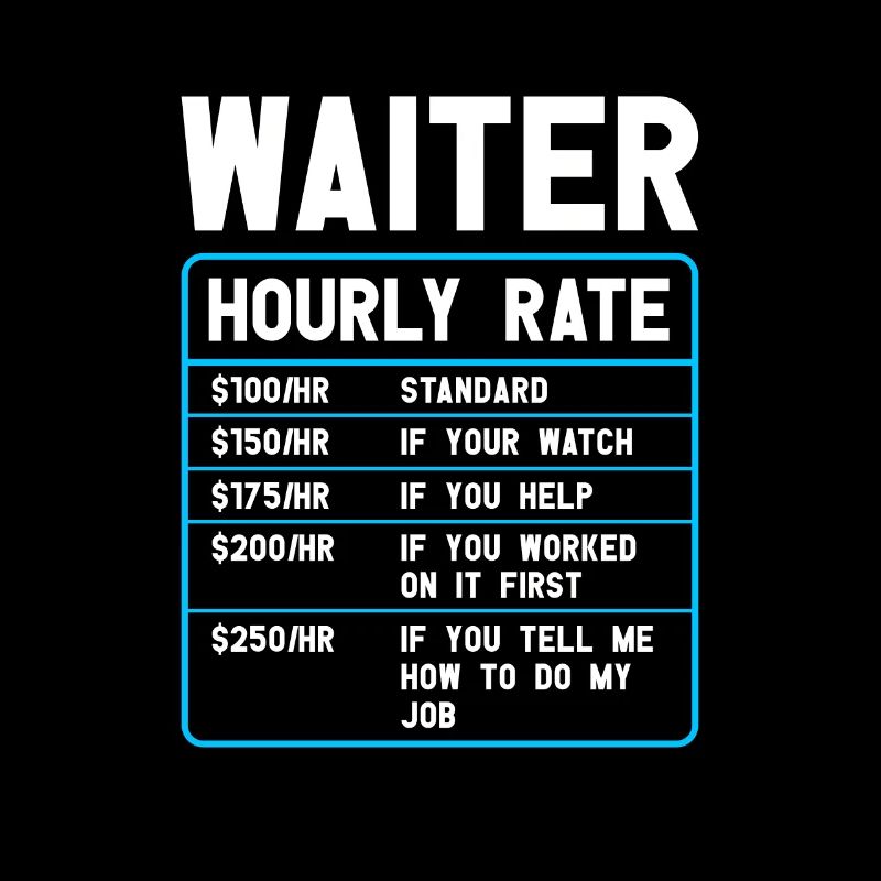 Waitress Bartender Waiter Bartending
