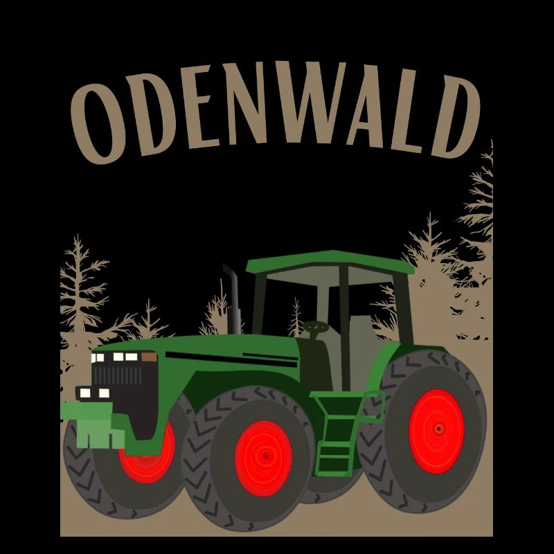 Traktor Odenwald hell