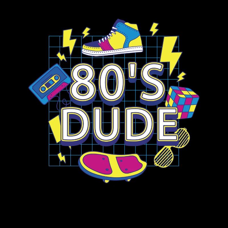 80's Dude Eighties Man