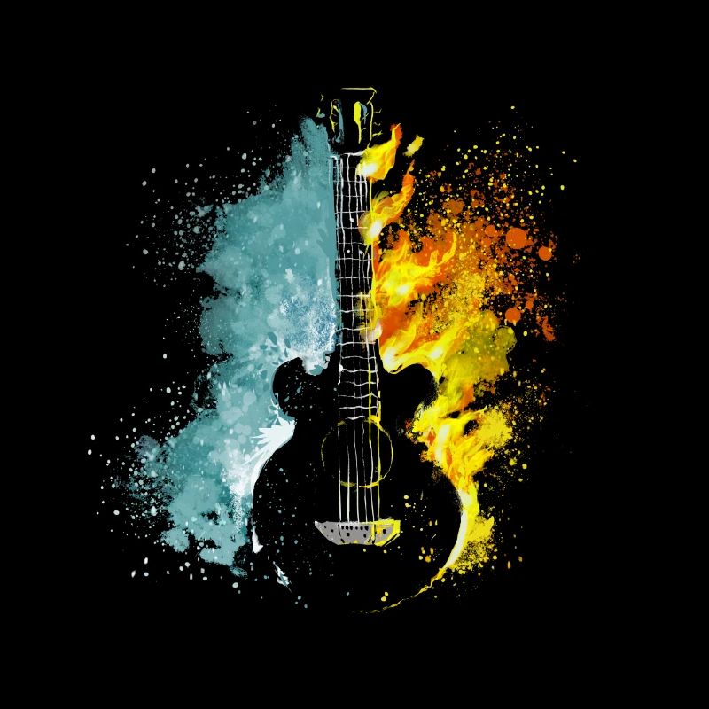 Fire and Water Guitar