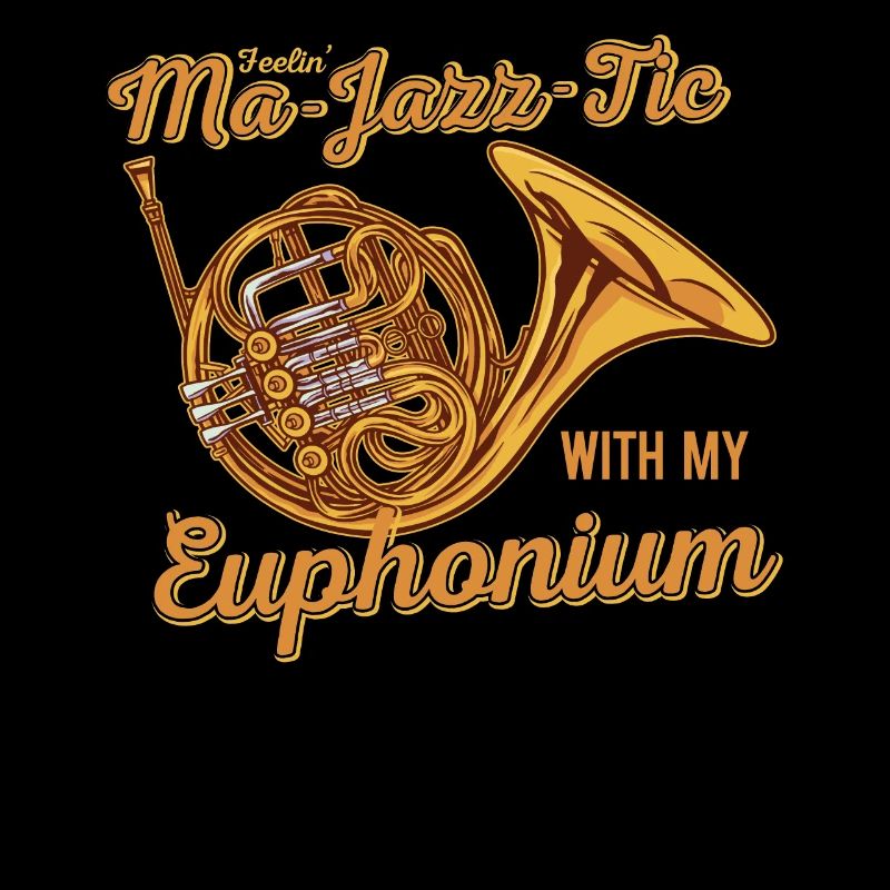 Playing Euphonium - Baryton Tuba Brass Jazz