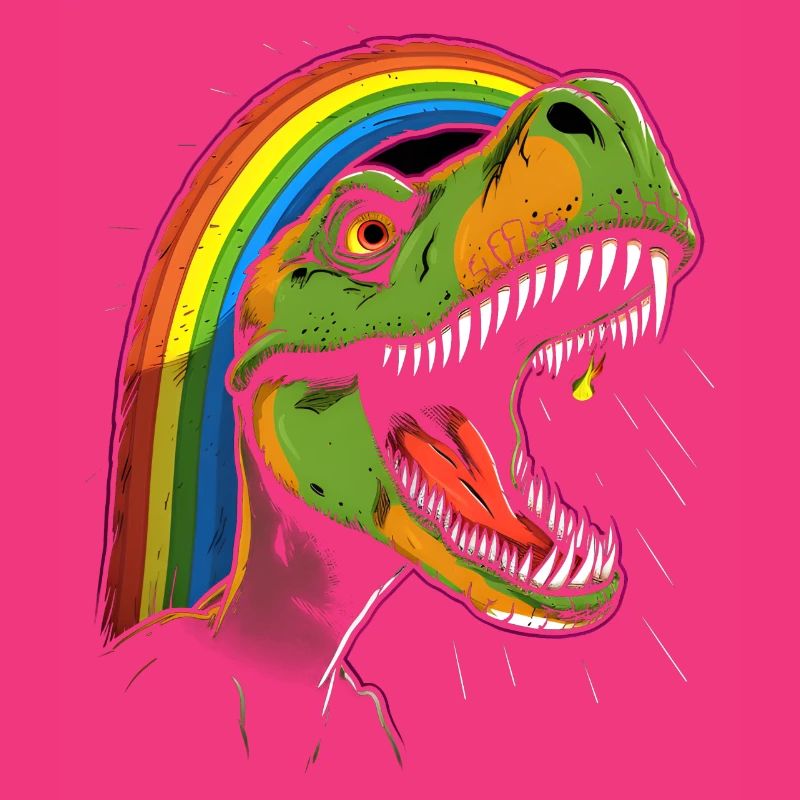 Tyrannosaure arc-en-ciel