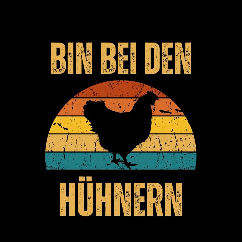 bin bei den Hühnern