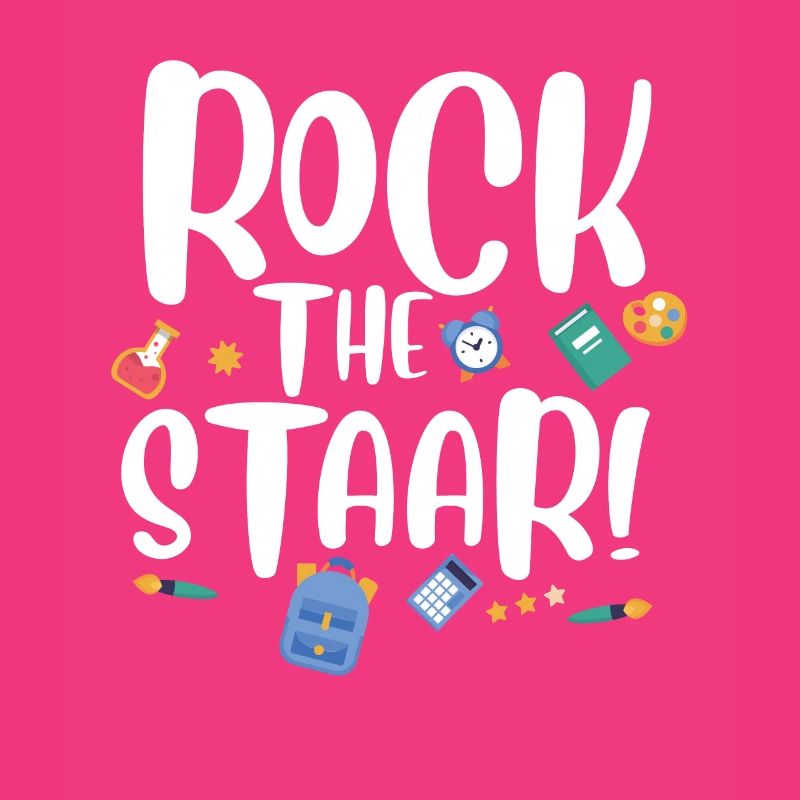 Rock the Staar Funny Testing Day Pun test Day
