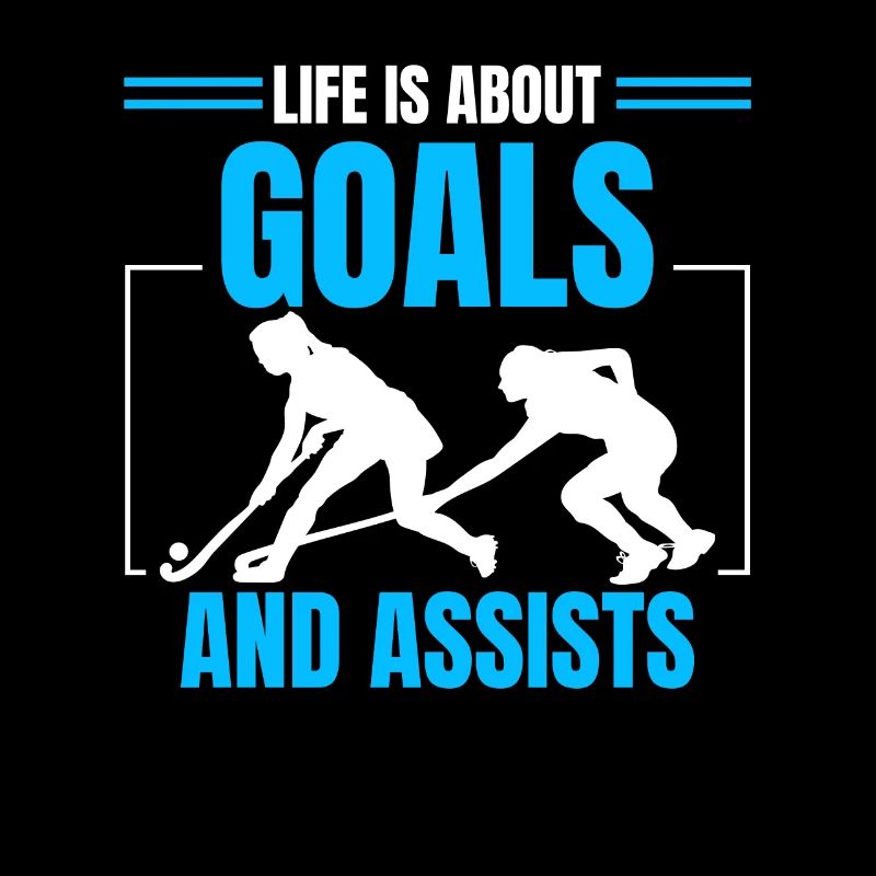 Le hockey sur gazon aide La vie est une question d’objectifs et d’assistance