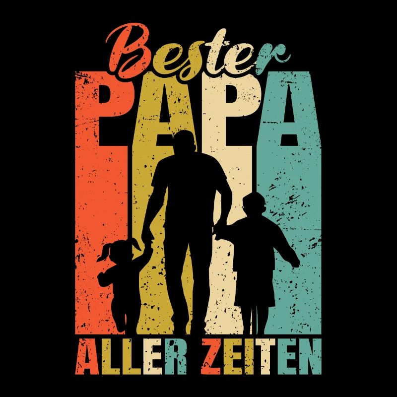 Bester Papa aller Zeiten 2 Kinder Ehemann Papa