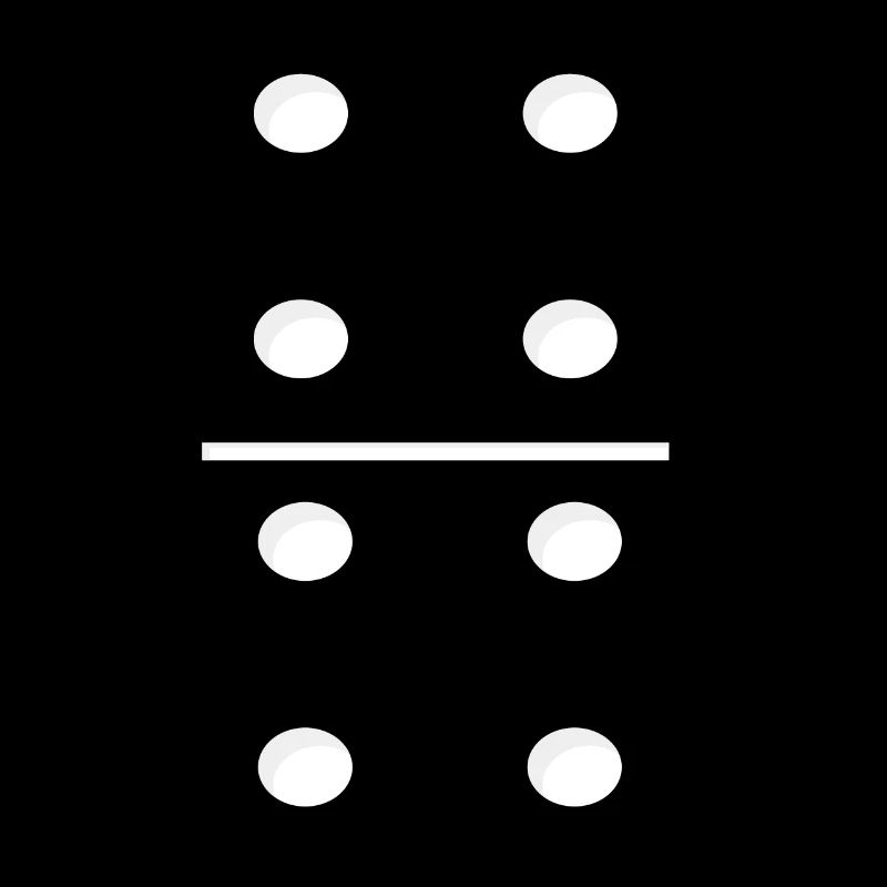 Domino Game Tile 4-4 - Drôle de costume de groupe