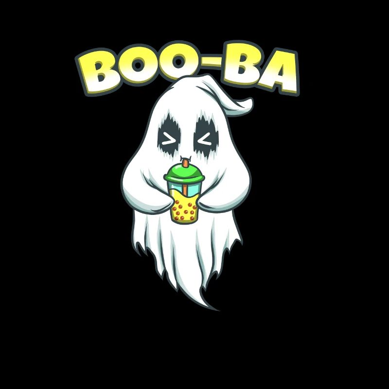 Boo Ba Ghost Bubble Tea
