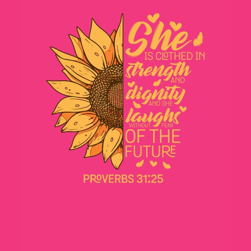 Christian Bible Verse Sunflower Lover Scriptures