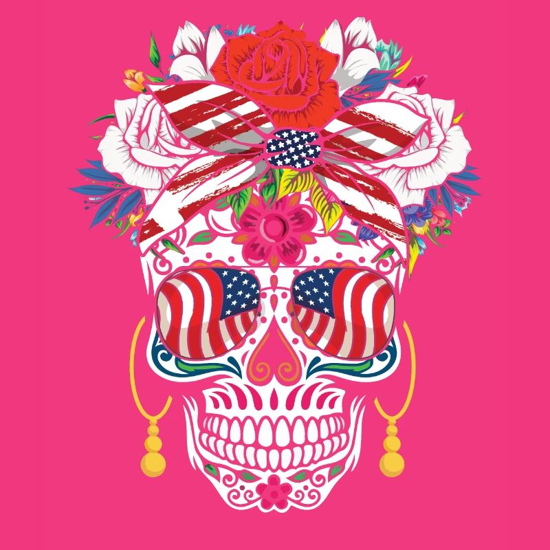 4. Juli Dia de Muertos 4. Juli Unabhängigkeit