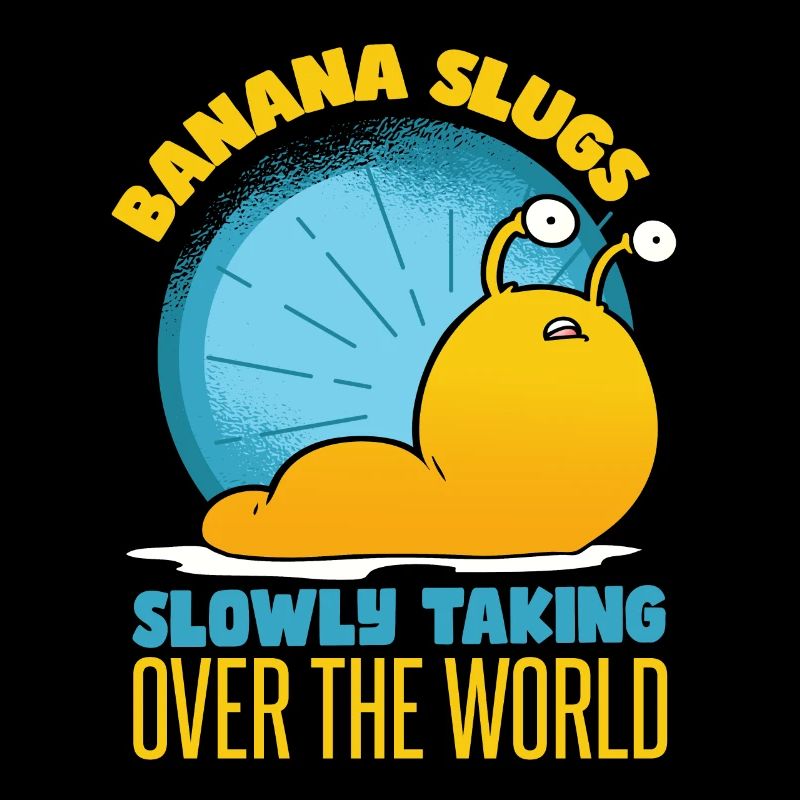Funny Banana Slug