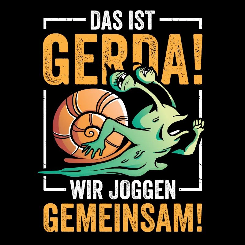 Das ist Gerda! wir joggen gemeinsam!