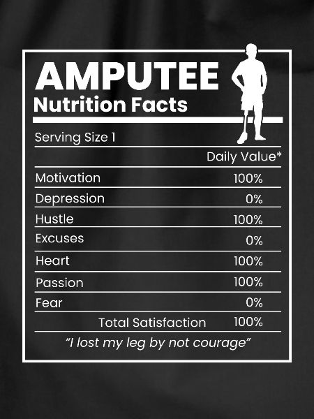 Amputated Leg Prosthesis Gift