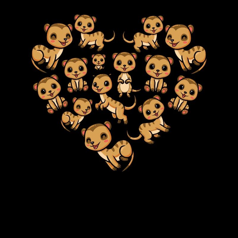 Mungusten Mungos Erdmännchen