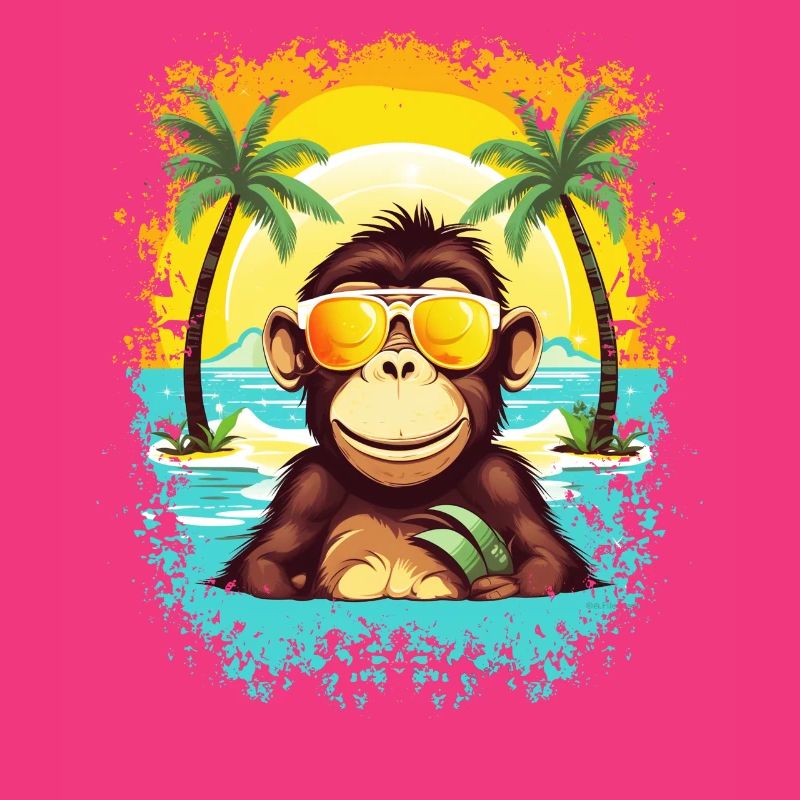 Beach Monkey Paradise: Fun and Stylish Summer