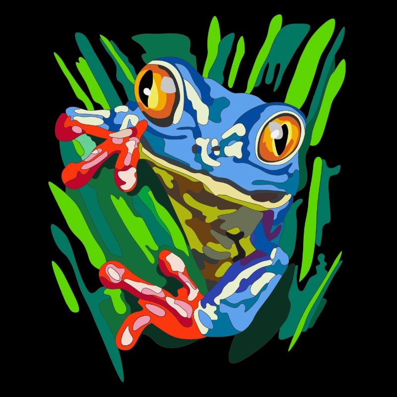 Frosch am Baum