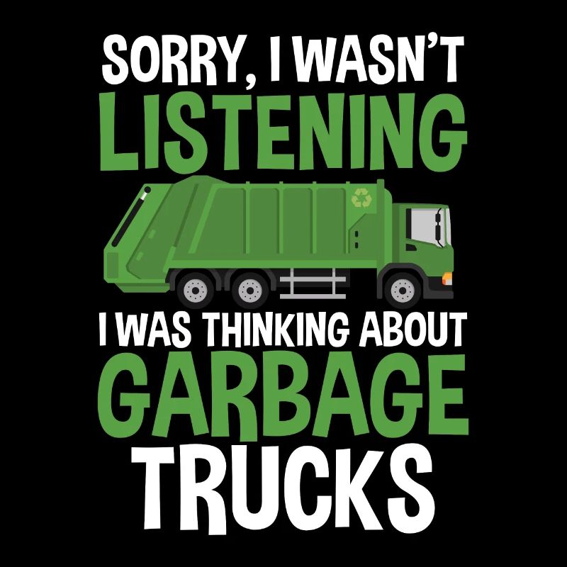 Garbage trucks, garbage day, garbage collection