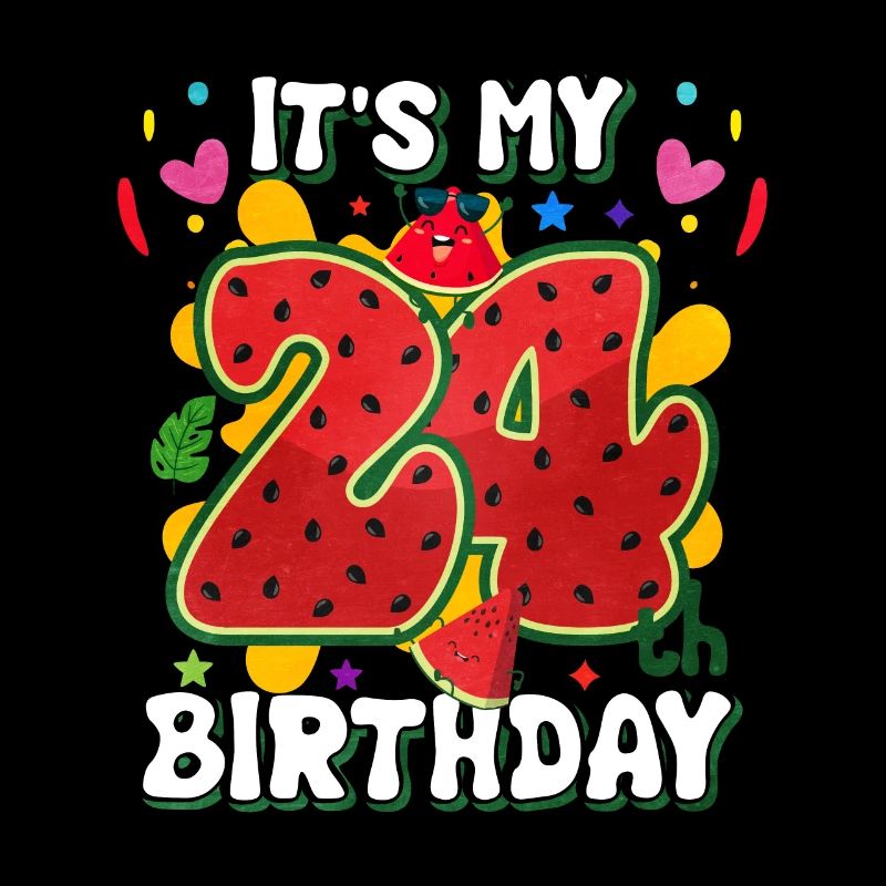 24e anniversaire Cadeau d’été de pastèque
