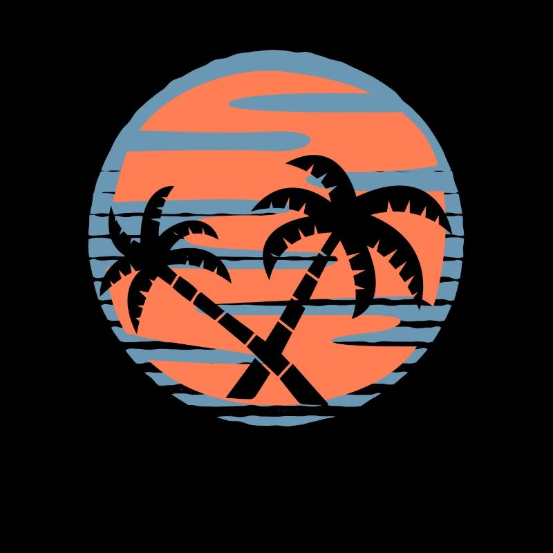 Palmiers Coucher de Mer - Été