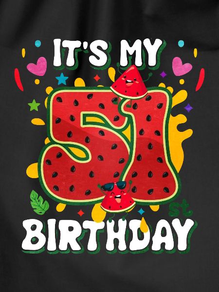 51st Birthday Watermelon