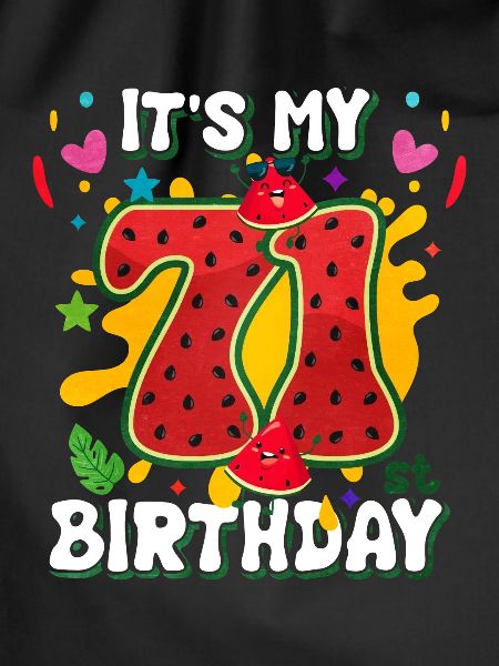 71st Birthday Watermelon