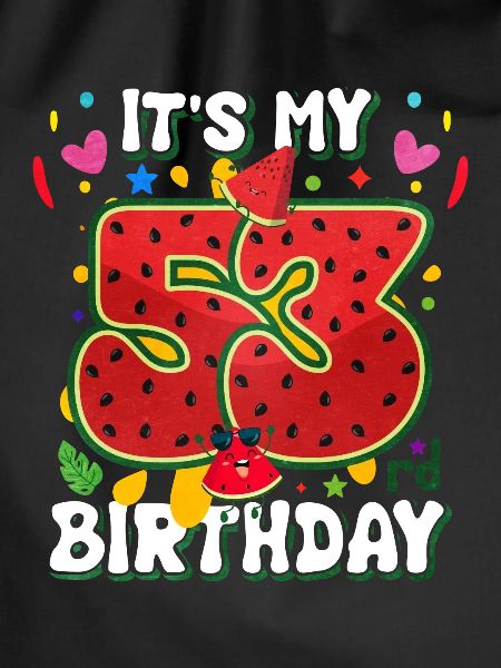 53rd Birthday Watermelon