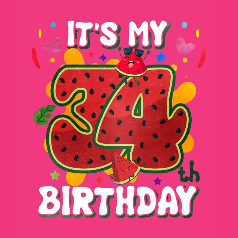 34e anniversaire Pastèque