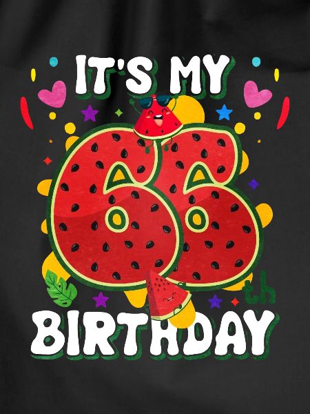 66th Birthday Watermelon