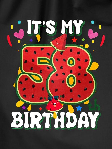 58th Birthday Watermelon