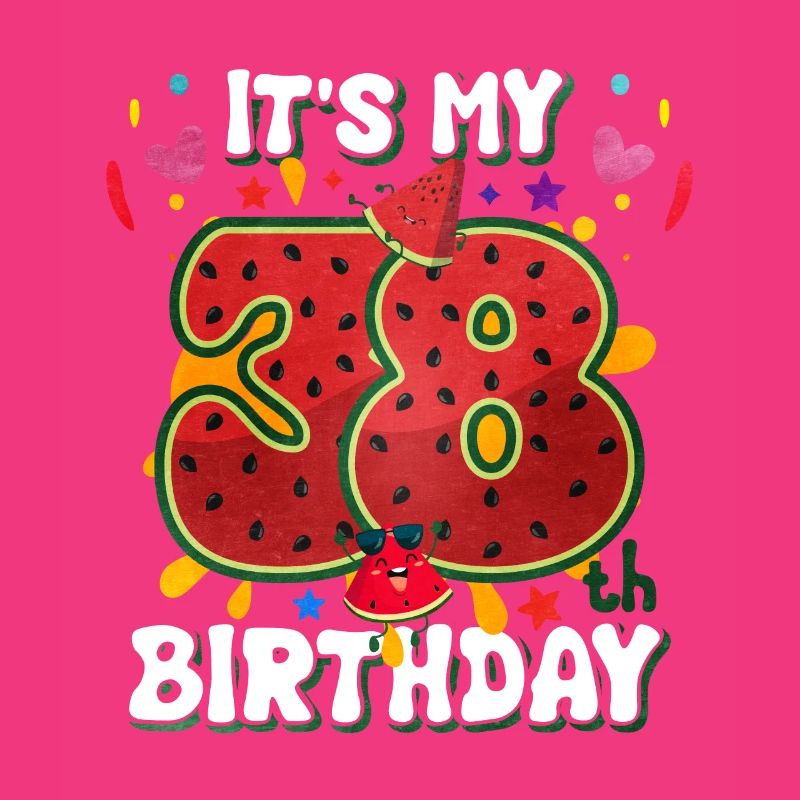 38e anniversaire Pastèque