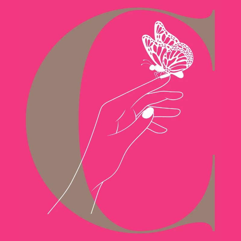 letter C magic butterfly